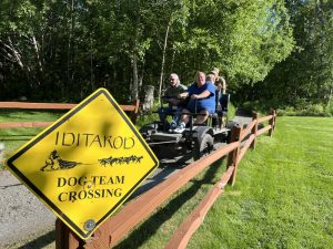 Iditarod crossing sign