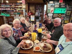 People at table